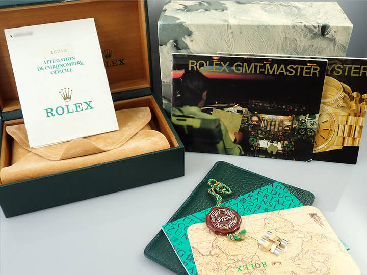 ロレックス GMTマスターII Ref.16713 ステンレススチール/イエローゴールド ブラック文字盤 ジュビリーブレスレット 中古 SM45PT31