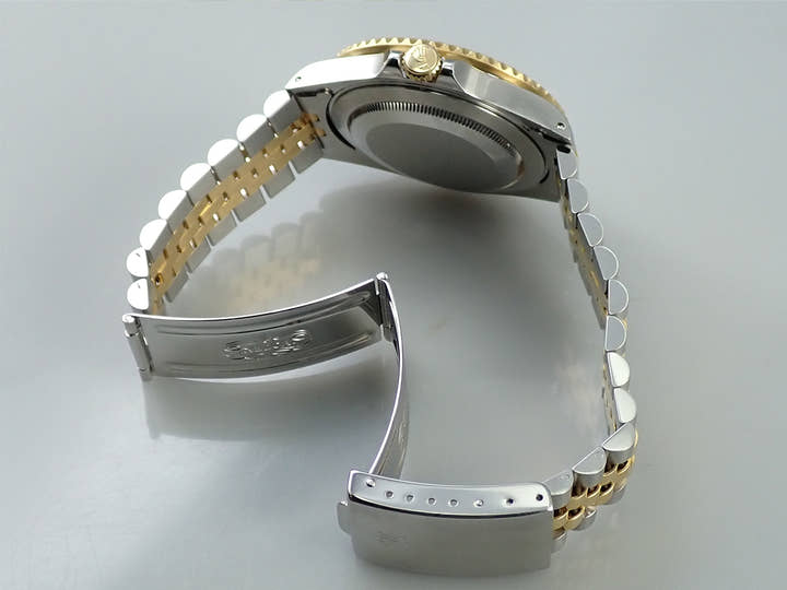 ロレックス GMTマスターII Ref.16713 ステンレススチール/イエローゴールド ブラック文字盤 ジュビリーブレスレット 中古 SM45PT31