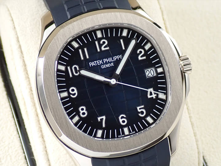 パテックフィリップ アクアノート Ref.5168G-001 ホワイトゴールド ミッドナイトブルー文字盤