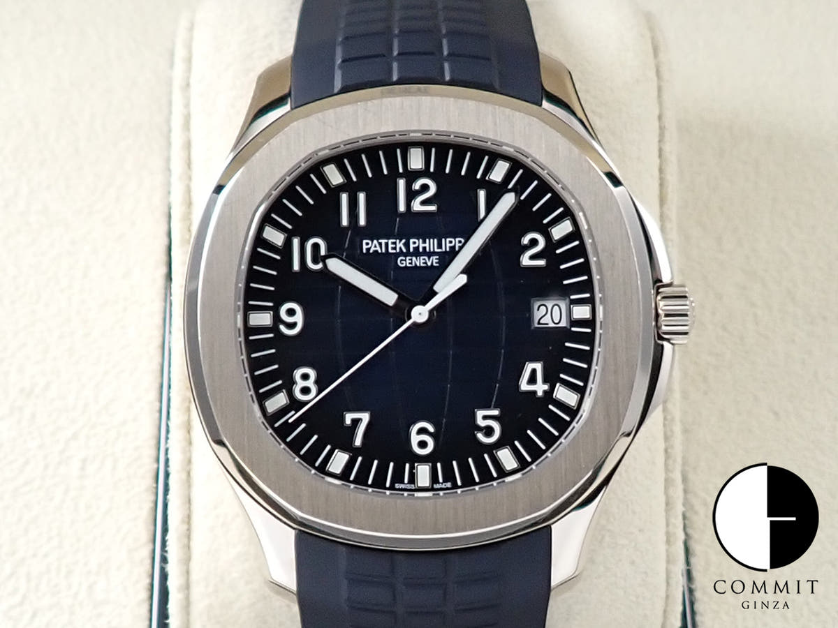 パテックフィリップ アクアノート Ref.5168G-001 ホワイトゴールド ミッドナイトブルー文字盤