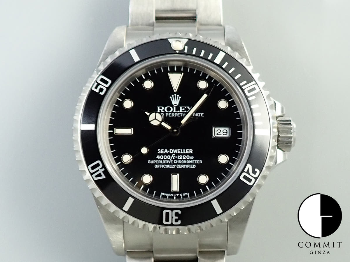 ロレックス シードゥエラー Ref.16600 ステンレススチール ブラック文字盤