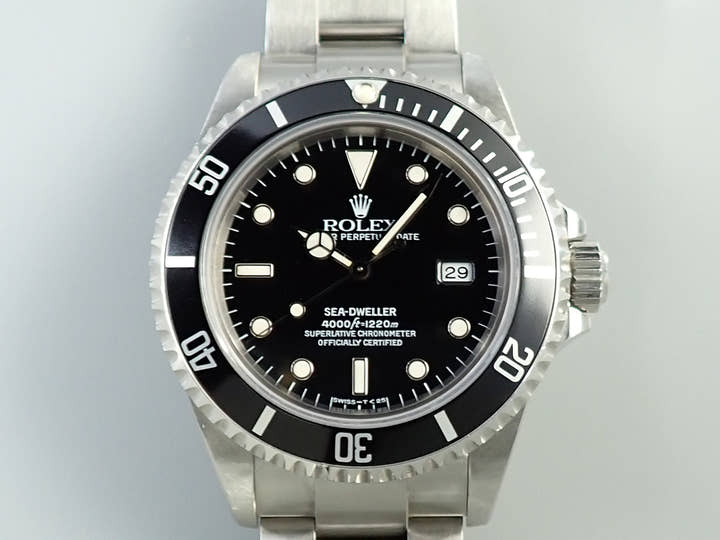 ロレックス シードゥエラー Ref.16600 ステンレススチール ブラック文字盤