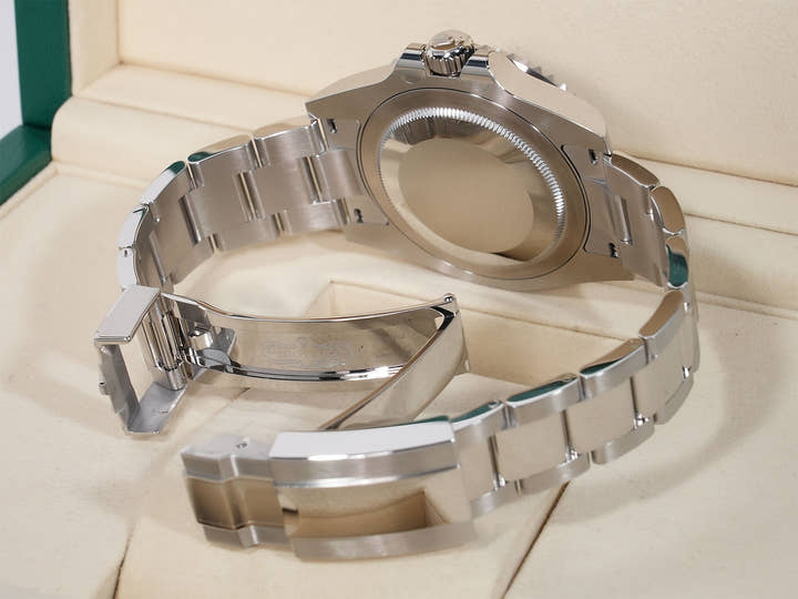 ROLEX GMT-Master II Ref. 126710BLNR Stainless Steel Black Dial Oyster Bracelet Unused a9esoz76