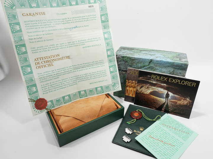 ロレックス エクスプローラーII Ref.16570 ステンレススチール ホワイト文字盤