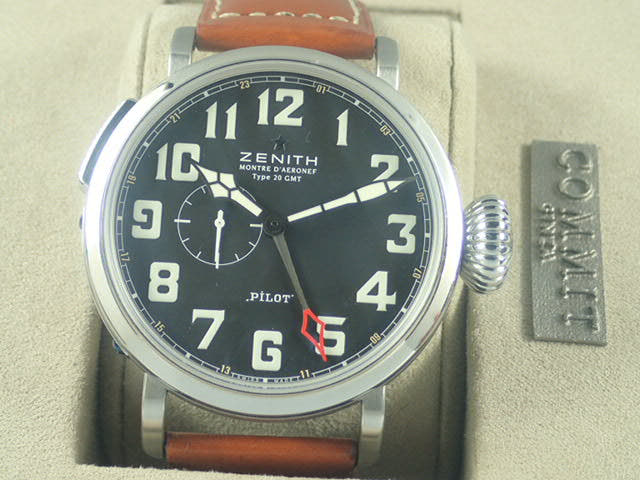 ゼニス パイロット Ref.03.2430.693/21.C723 ブラック文字盤 中古 aeronef-2