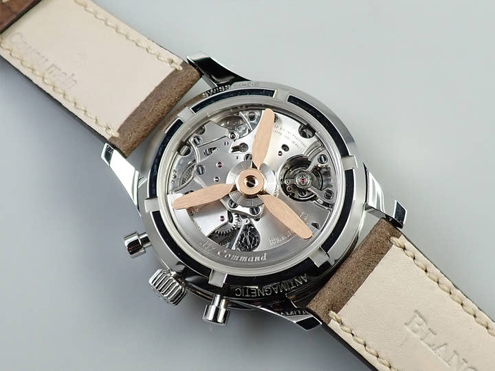 ブランパン エアコマンド Ref.AC01-1130-63A ブラック文字盤 中古 VF878763