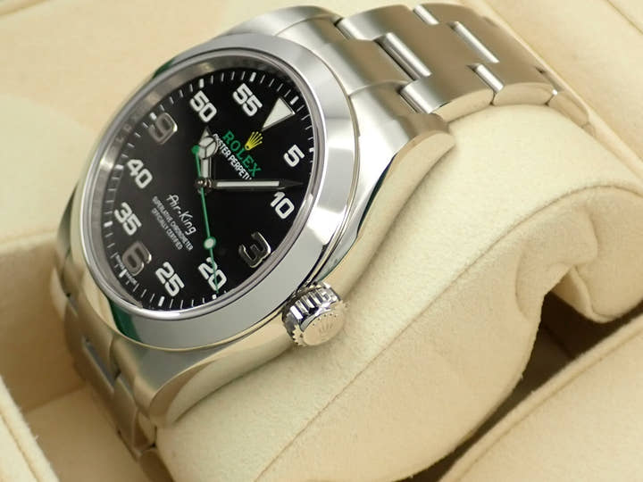ロレックス エアキング Ref.116900 ステンレススチール ブラック文字盤