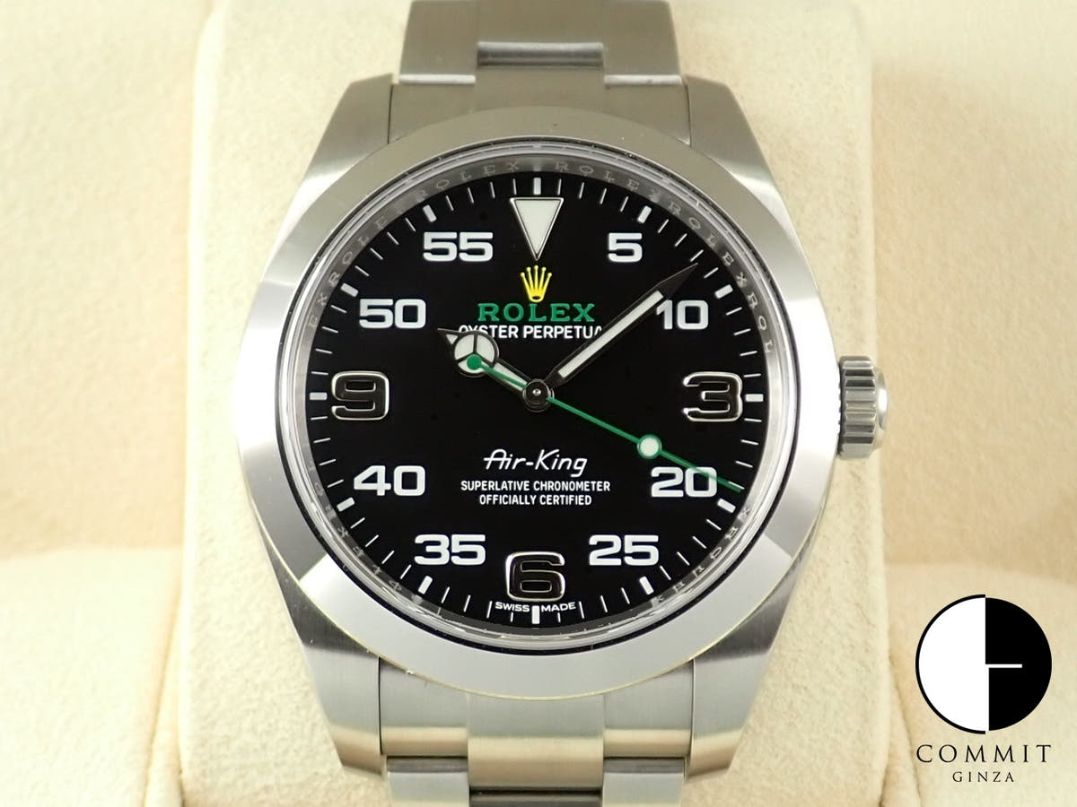 Rolex Air-King Ref. 116900 Stainless Steel Black Dial