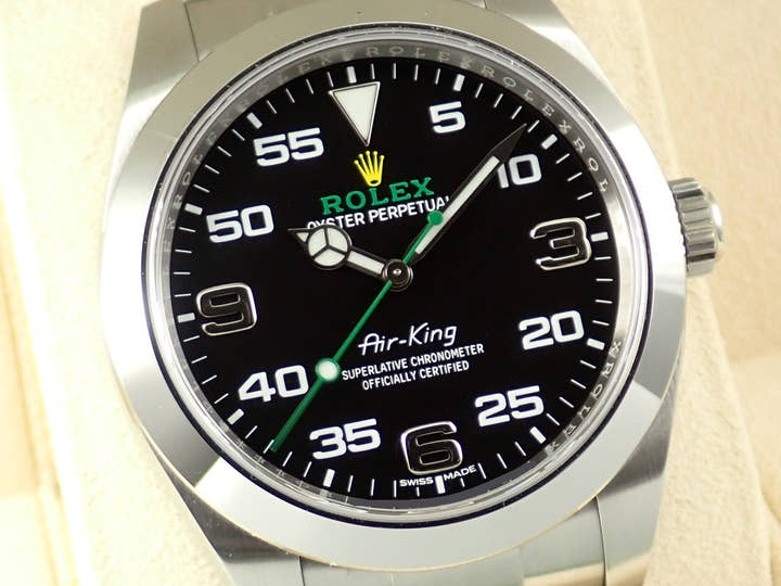 Rolex Air-King Ref. 116900 Stainless Steel Black Dial