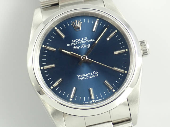 ロレックス エアキング Ref.14000 ステンレススチール ブルー文字盤