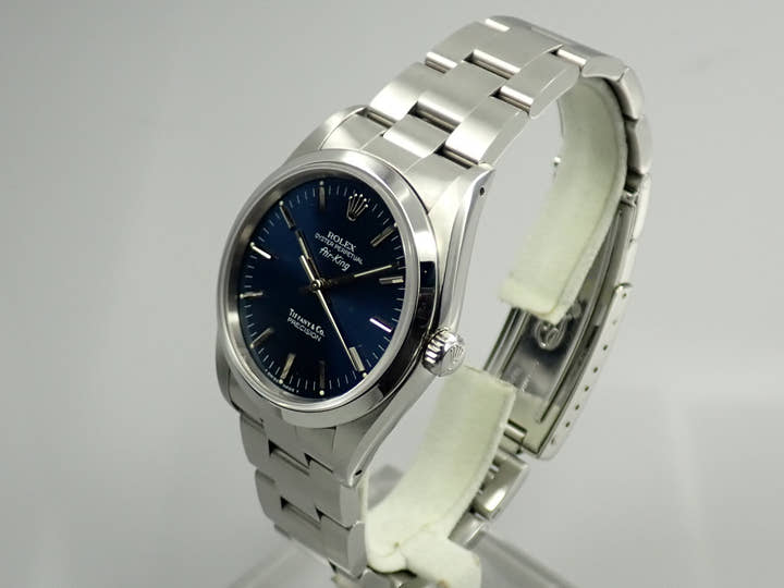 ロレックス エアキング Ref.14000 ステンレススチール ブルー文字盤