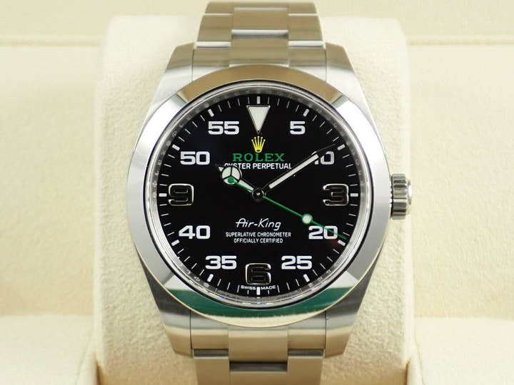 ロレックス エアキング Ref.116900 ステンレススチール ブラック文字盤