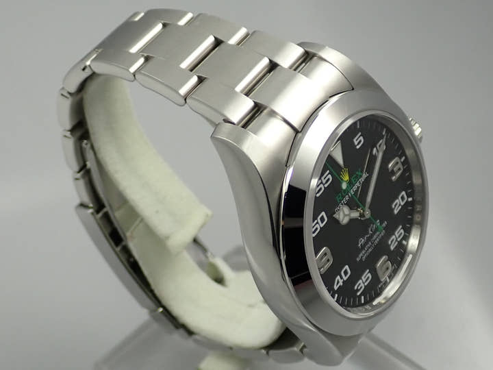 ロレックス エアキング Ref.116900 ステンレススチール ブラック文字盤