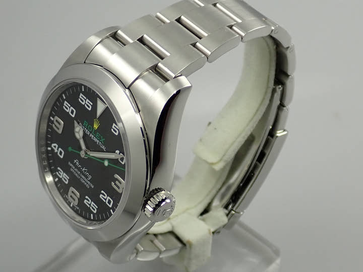 ロレックス エアキング Ref.116900 ステンレススチール ブラック文字盤