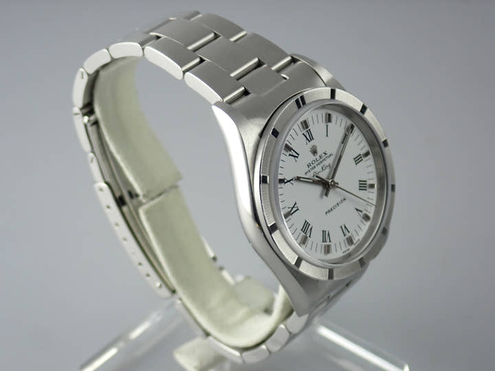 ロレックス エアキング Ref.14010M ホワイト文字盤 中古 airking-25
