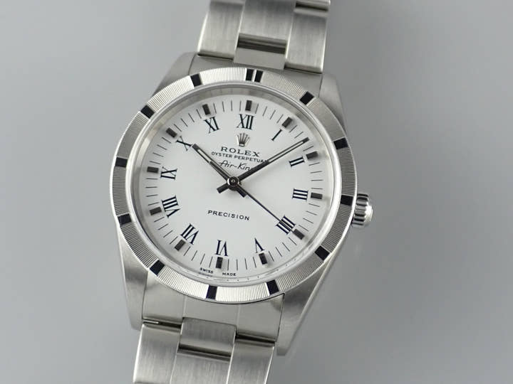 ロレックス エアキング Ref.14010M ホワイト文字盤 中古 airking-29