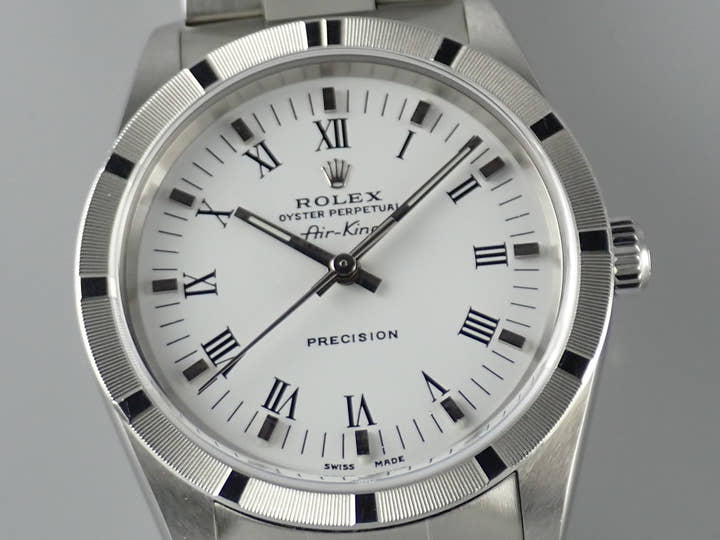 ロレックス エアキング Ref.14010M ホワイト文字盤 中古 airking-29