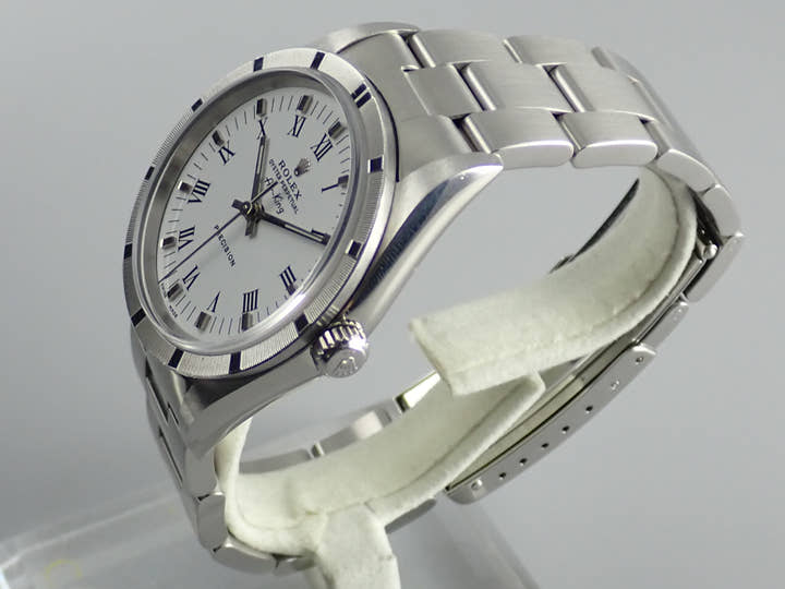 ロレックス エアキング Ref.14010M ホワイト文字盤 中古 airking-29