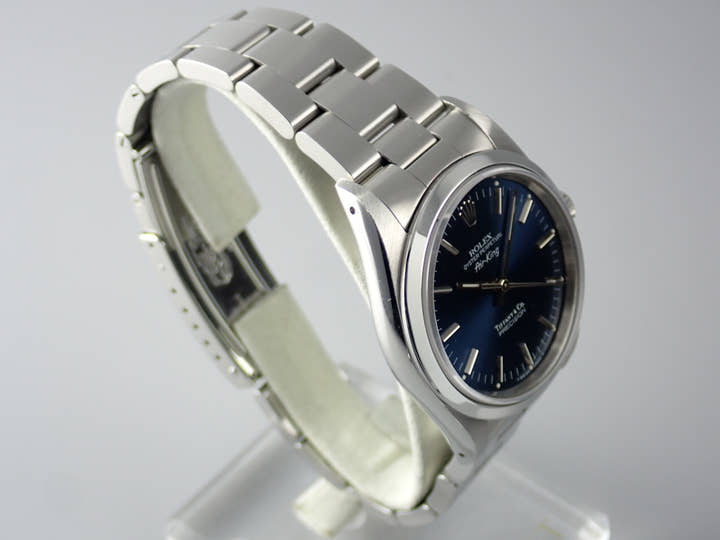 ロレックス エアキング Ref.14000 ブルー文字盤 中古 airking-32