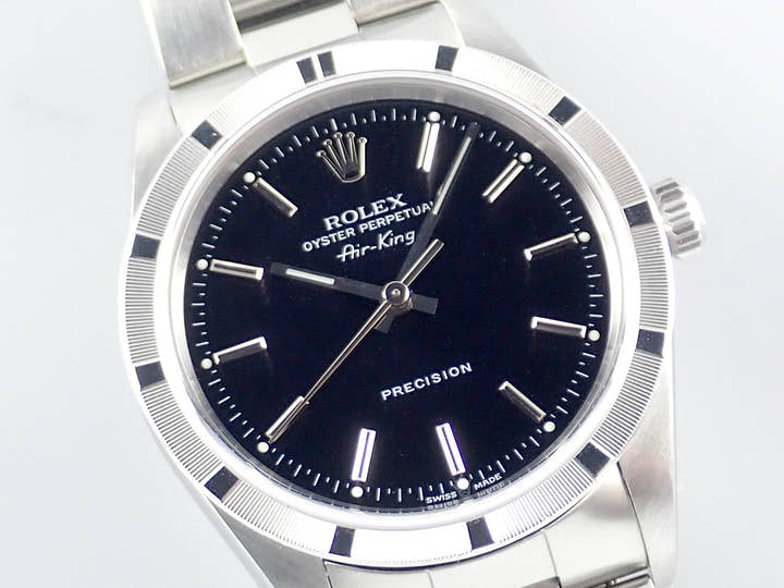 Rolex Air King Ref.14010M Black Dial Used airking-39