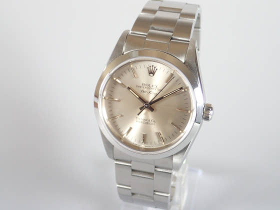 ロレックス エアキング Ref.14000 シルバー文字盤 中古 airking-3