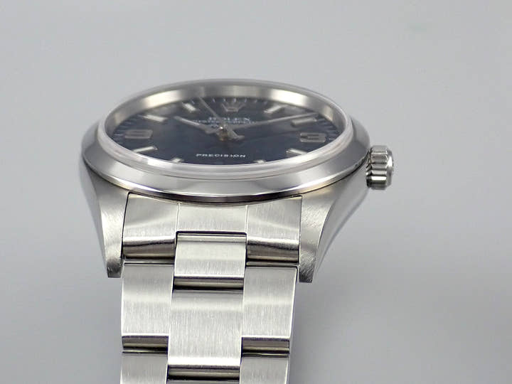 ロレックス エアキング Ref.14000M ブルー文字盤 中古 airking-47