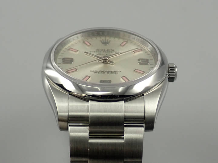 ロレックス オイスターパーペチュアル34 Ref.114200 ステンレススチール シルバー文字盤
