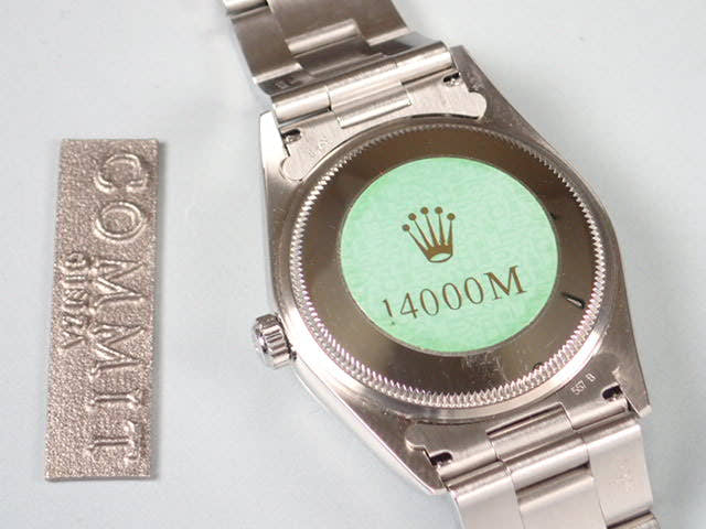ロレックス エアキング Ref.14000M シルバー文字盤 中古 airking-6