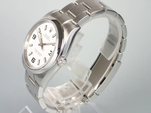 ロレックス オイスターパーペチュアル Ref.114200 ホワイト/369文字盤 中古 airking-7
