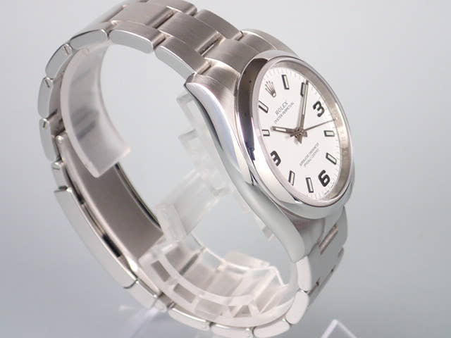 ロレックス オイスターパーペチュアル Ref.114200 ホワイト/369文字盤 中古 airking-7