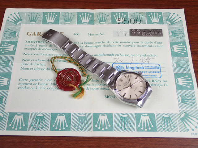 Rolex Air King Ref.5500 Silver Dial Used airking-8