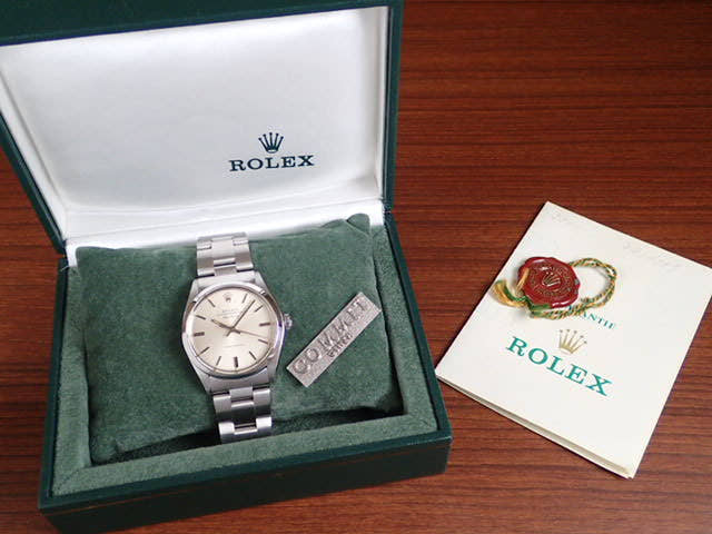 Rolex Air King Ref.5500 Silver Dial Used airking-8