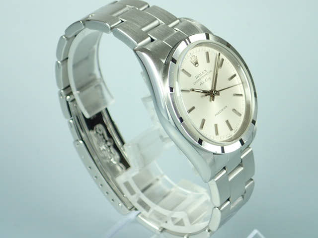 ロレックス エアキング Ref.14010 シルバー文字盤 中古 airking-9