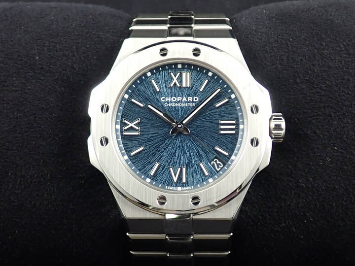ショパール アルパインイーグル ラージ Ref.298600-3001 ブルー文字盤 中古 230WK5HW