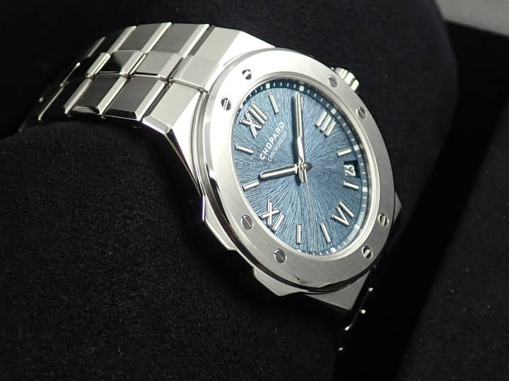 ショパール アルパインイーグル ラージ Ref.298600-3001 ブルー文字盤 中古 230WK5HW