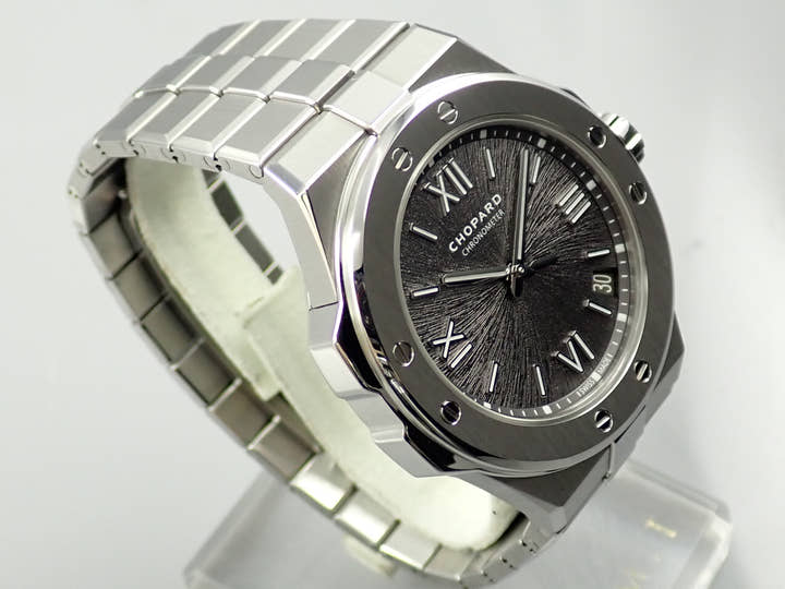 ショパール アルパインイーグル Ref.298600-3002 グレー文字盤 美品 alpine-eagle-6