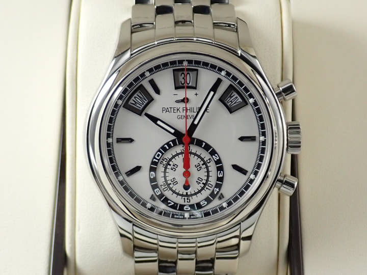 Patek Philippe Annual Calendar Chronograph Ref. 5960/1A-001 Stainless Steel Silver Dial