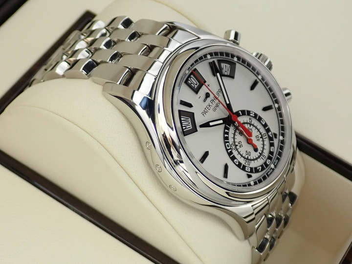 Patek Philippe Annual Calendar Chronograph Ref. 5960/1A-001 Stainless Steel Silver Dial