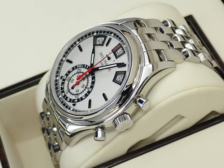 Patek Philippe Annual Calendar Chronograph Ref. 5960/1A-001 Stainless Steel Silver Dial