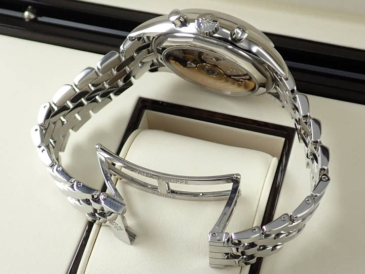 Patek Philippe Annual Calendar Chronograph Ref. 5960/1A-001 Stainless Steel Silver Dial