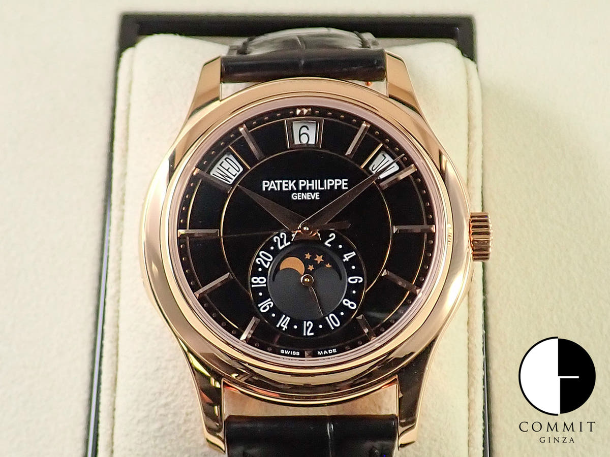 パテックフィリップ アニュアルカレンダー Ref.5205R-010 ローズゴールド ブラック文字盤