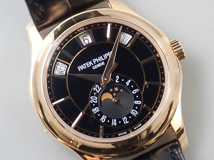 パテックフィリップ アニュアルカレンダー Ref.5205R-010 ローズゴールド ブラック文字盤