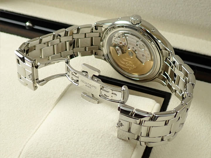 パテックフィリップ アニュアルカレンダー ムーンフェイズ Ref.4947/1A-001 ステンレススチール ブルー文字盤