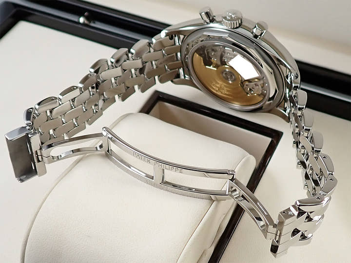 パテックフィリップ アニュアルカレンダー クロノグラフ Ref.5960/1A-010 ステンレススチール ブラック文字盤