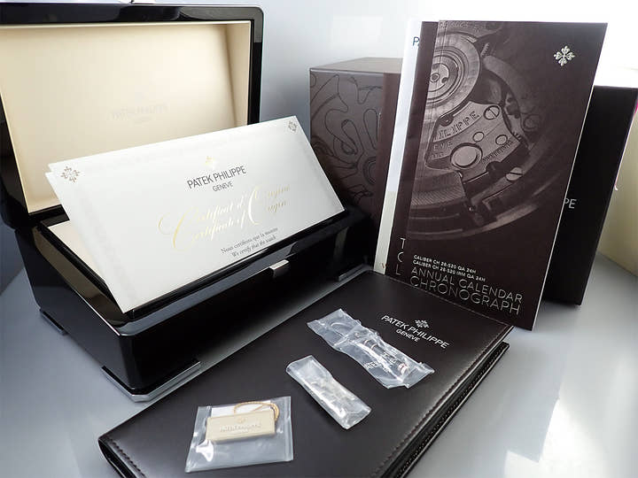 パテックフィリップ アニュアルカレンダー クロノグラフ Ref.5960/1A-010 ステンレススチール ブラック文字盤