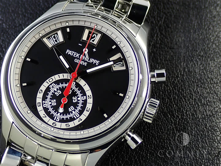 パテックフィリップ アニュアルカレンダー クロノグラフ Ref.5960/1A-010 ステンレススチール ブラック文字盤