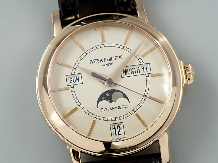 パテックフィリップ アニュアルカレンダー T150 TIFFANY&CO. Ref.5150R ローズゴールド シルバー文字盤