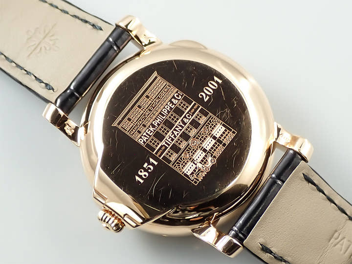 パテックフィリップ アニュアルカレンダー T150 TIFFANY&CO. Ref.5150R ローズゴールド シルバー文字盤