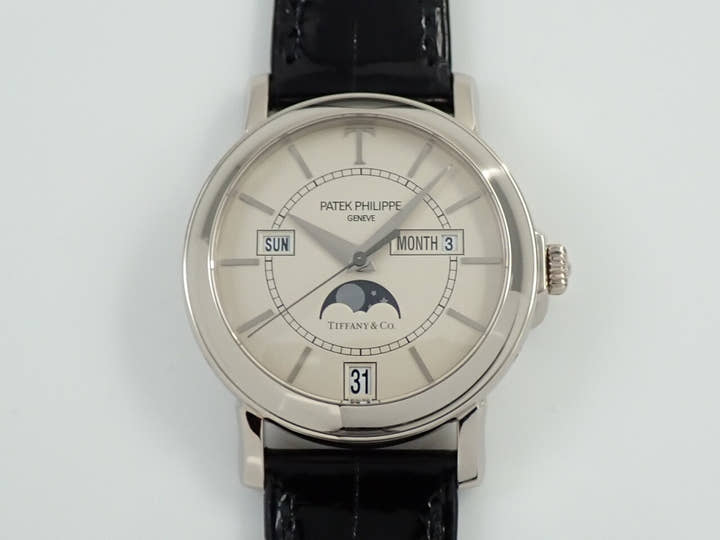 パテックフィリップ アニュアルカレンダー T150 TIFFANY&CO. Ref.5150G ホワイトゴールド シルバー文字盤