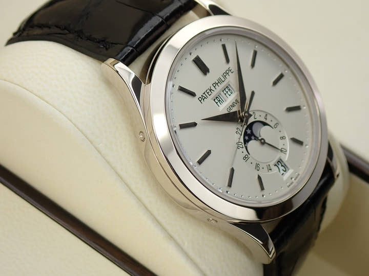 Patek Philippe Annual Calendar Moon Phases Ref. 5396G-011 White Gold, Silver Opaline Dial